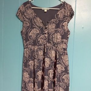 Dusty/ Powder Blue Paisley Dress